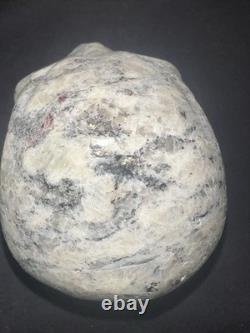 One Of A Kind Superb Amandine Garnet & Pyrite Skull. 1.3 pounds