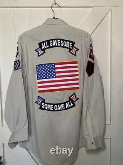 One Of A Kind U. S. Army Tribute Shirt Honoring The Greatest Units Of WW II L