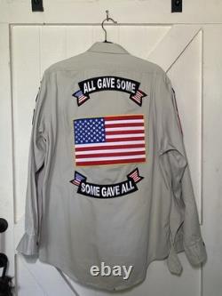 One Of A Kind U. S. Army Tribute Shirt Honoring The Greatest Units Of WW II L