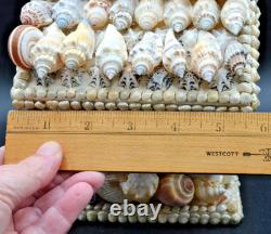 One Of A Kind Vintage 2005 Seashell Decorative Bird House Artisan Signed