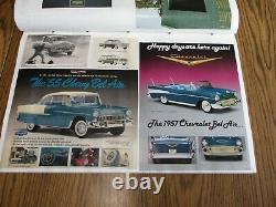 One Of A Kind Vintage Automobile Car Chevy Collection Of Advertisements