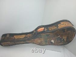 One Of A Kind Vintage Guitar Case With Advertising & News Clippings From 1970's