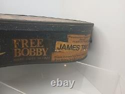 One Of A Kind Vintage Guitar Case With Advertising & News Clippings From 1970's
