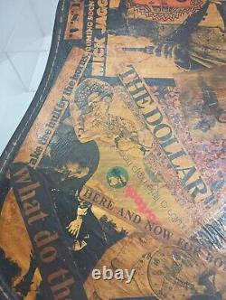 One Of A Kind Vintage Guitar Case With Advertising & News Clippings From 1970's