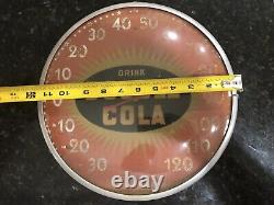 One Of A Kind Vintage double Cola Sunburst Thermometer