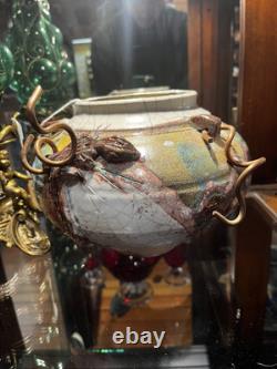 One Of A Kind Whimsical Kimberly Ioane Ceramic Jar