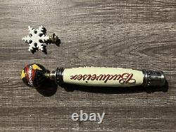 One Of Kind Budweiser Tap Handle With 2 Toppers