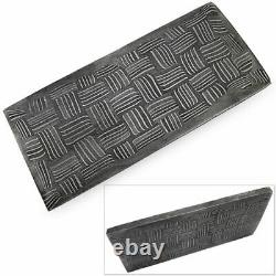 One Of Kind Mosaic / Basket Pattern Damascus Steel Custom Hand Made Billet 4.3