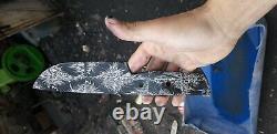 One Of Kind Mosaic Pattern Damascus Steel Custom Hand Made Blank Billet 10