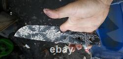 One Of Kind Mosaic Pattern Damascus Steel Custom Hand Made Blank Billet 10