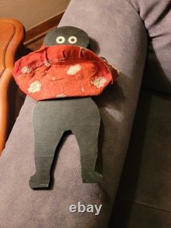 One of A Kind Antique Folk Art Wall Hanging Hand Painted