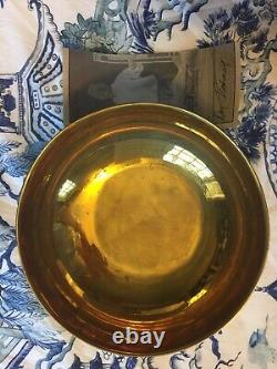 One of A Kind Don Freedman Bleached Camel Bone and Brass Bowl