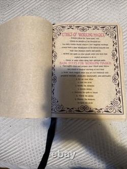 One of A Kind Handmade soft fabric Book of Shadows Spell Book