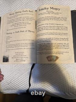 One of A Kind Handmade soft fabric Book of Shadows Spell Book