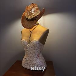 One-of-A-Kind Piece of Art Cowgirl Lamp Western Decor. Handmade. Unique