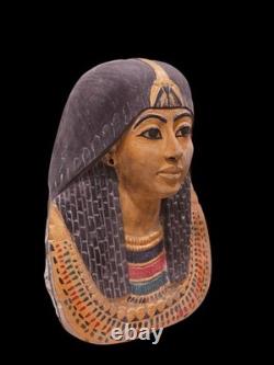 One of A Kind funerary mask of a dignitary from the Middle Kingdom period One of A Kind funerary mask of a dignitary from the Middle Kingdom period
