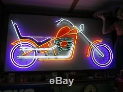 One of Kind Large Vintage Neon Motorcycle Sign (3'x6')