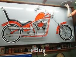 One of Kind Large Vintage Neon Motorcycle Sign (3'x6')