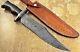 One-of-a-kind 15'' Custom Handmade Damascus Steel Bowie Hunting Knife Hh06