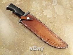 One-of-a-Kind 15'' Custom Handmade Damascus Steel Bowie Hunting Knife HH06