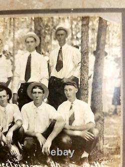 One of a Kind 1916 Original Photo. Huntington & Genry Electrricion. Old Photo(R)