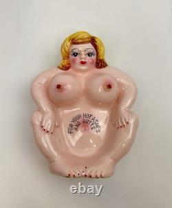 One-of-a-Kind 1950s Risqué Lady Ashtray Japan Unused STUNNING Condition