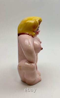 One-of-a-Kind 1950s Risqué Lady Ashtray Japan Unused STUNNING Condition