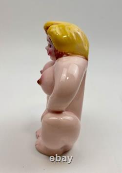 One-of-a-Kind 1950s Risqué Lady Ashtray Japan Unused STUNNING Condition