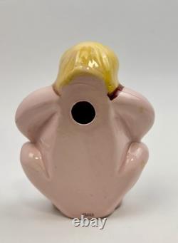 One-of-a-Kind 1950s Risqué Lady Ashtray Japan Unused STUNNING Condition