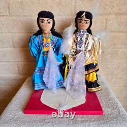 One-of-a-Kind 1982 White River Apache Sunrise Ceremony Dolls Signed