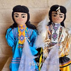 One-of-a-Kind 1982 White River Apache Sunrise Ceremony Dolls Signed