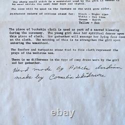 One-of-a-Kind 1982 White River Apache Sunrise Ceremony Dolls Signed