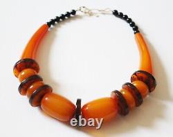 One of a Kind Art Deco Bakelite necklace from prominent estate collection