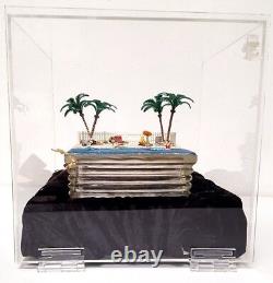 One-of-a-Kind BOYO (Build your own block) Beach Scene Handmade Miniature Diorama