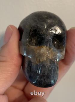 One of a Kind Blue Sapphire Crystal Skull, Approx. 2, very good condition