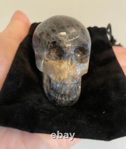 One of a Kind Blue Sapphire Crystal Skull, Approx. 2, very good condition