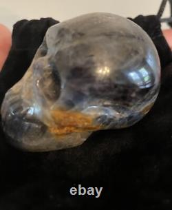 One of a Kind Blue Sapphire Crystal Skull, Approx. 2, very good condition