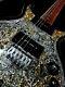 One Of A Kind Collectable Swarovski O'donnell Custom Electric Guitar The Swan