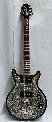 One of a Kind Collectable Swarovski O'Donnell Custom Electric Guitar The Swan