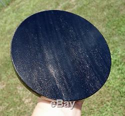 One of a Kind Custom Made BLACK OBSIDIAN Scrying Mirror Creation Energy Symbol