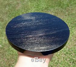 One of a Kind Custom Made BLACK OBSIDIAN Scrying Mirror Creation Energy Symbol