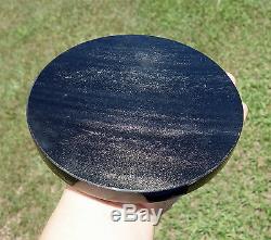 One of a Kind Custom Made BLACK OBSIDIAN Scrying Mirror Creation Energy Symbol