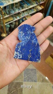 One of a Kind Egyptian Queen Cleopatra from pure Lapis Lazuli, Rare Find Statue
