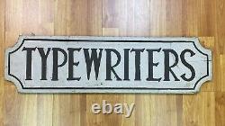 One of a Kind Engraved Trade Sign TYPEWRITERS Original & Unique