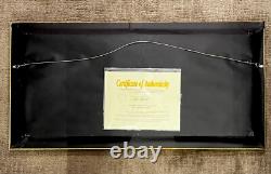 One of a Kind Framed Nelson Mandela Autograph withCOA