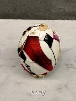 One-of-a-Kind Hand-Stitched Art Egg Real Hollow Shell, Luxury Collectible