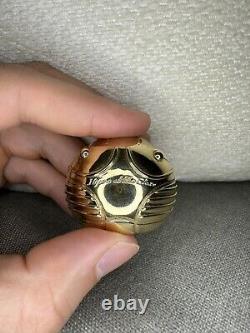 One of a Kind Harry Potter Brass Golden Snitch Proposal Ring Box