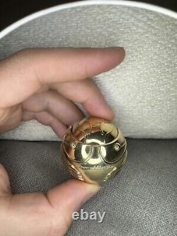 One of a Kind Harry Potter Brass Golden Snitch Proposal Ring Box