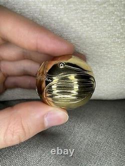 One of a Kind Harry Potter Brass Golden Snitch Proposal Ring Box