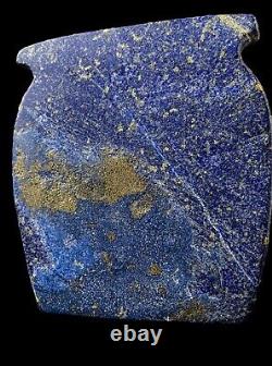 One of a Kind Hathor Face Mask from Pure Lapis Lazuli, Manifest Handmade Details